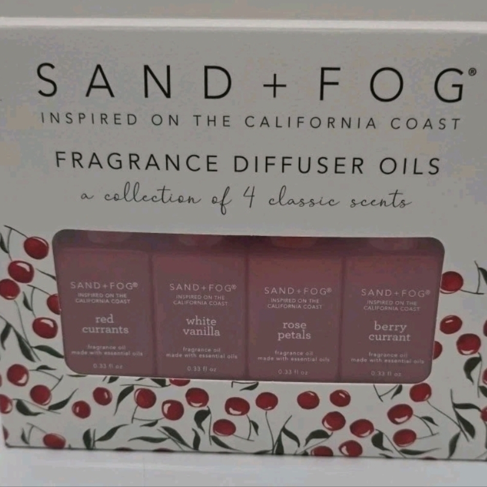 Sand & Fog Fragrance Diffuser Oils ~ Set of 4 .33 oz each